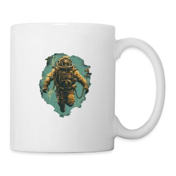 Plongeur - Mug blanc - blanc - Droite