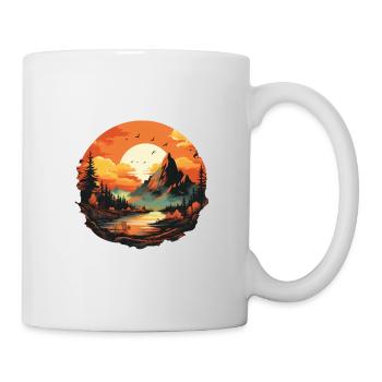 Paysage - Mug blanc - blanc - Droite