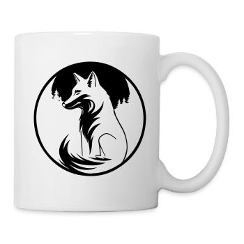 Fuchs - Tasse - Weiß - Rechts