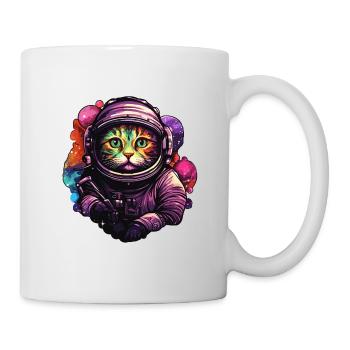 Astro Katze - Tasse - Weiß - Rechts