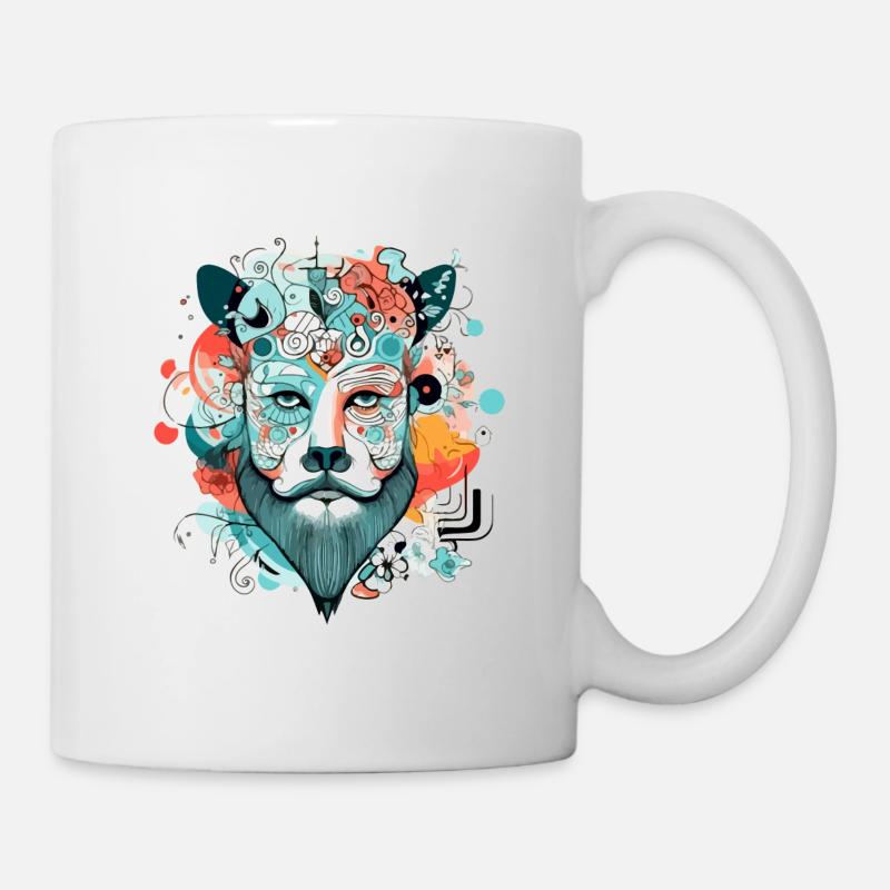 Kizo le roi lion - Mug blanc - blanc