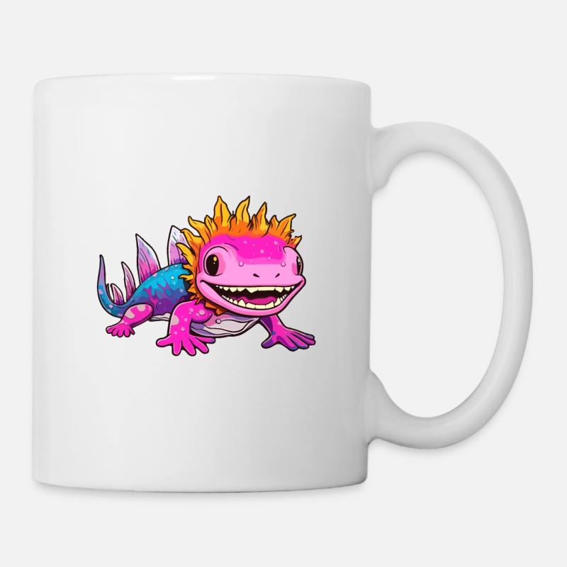 Axolotl - Tasse - Weiß