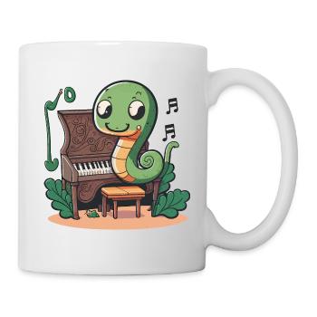 Snake Pianist - Mug - white - Right