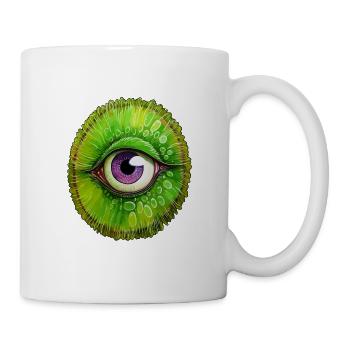 Joie vibrante des kiwis - Mug blanc - blanc - Droite