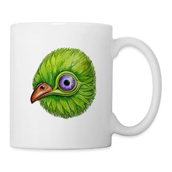 Kiwi mignon et coquin - Mug blanc - blanc - Droite