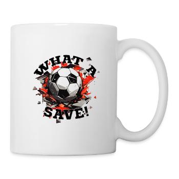 Ballon de football - Quelle économie ! - Mug blanc - blanc - Droite