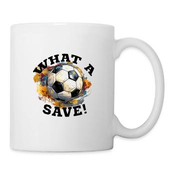 Ballon de football - Quelle économie ! - Mug blanc - blanc - Droite