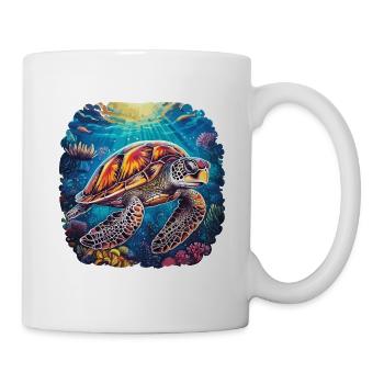 Sonate sous-marine harmonieuse - Mug blanc - blanc - Droite