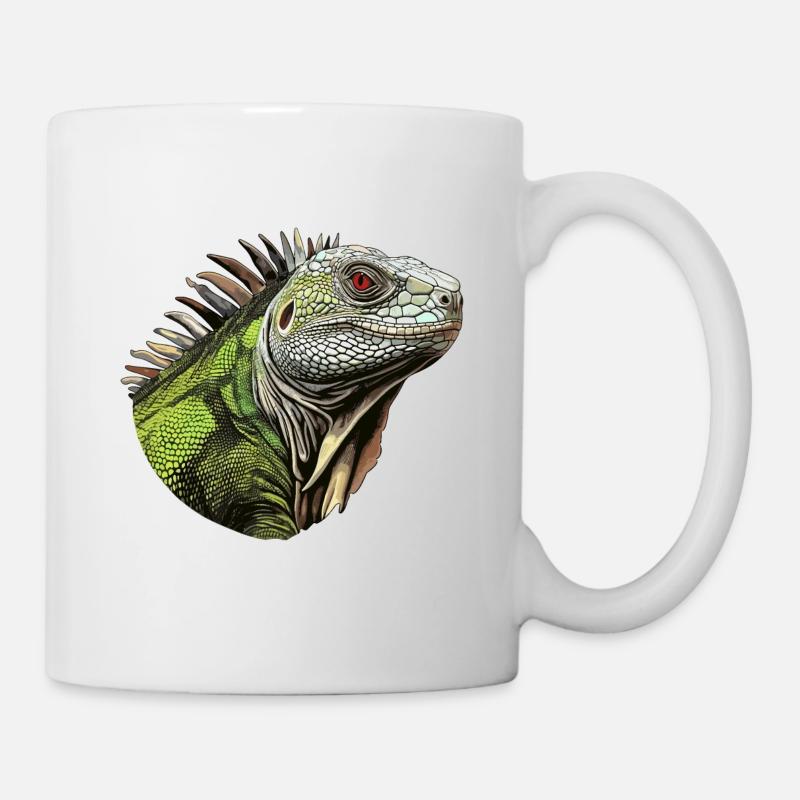 Leguan - Üppiger Mirage - Tasse - Weiß