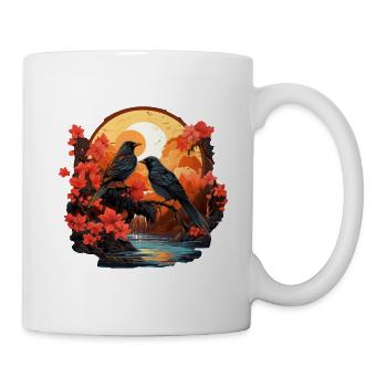 Tropisch - Tasse - Weiß - Rechts