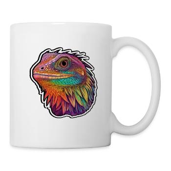 Luminous Pogona harmony - Mug - white - Right