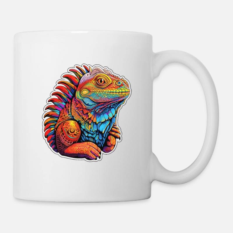 Bezaubernde Leguan - Tasse - Weiß