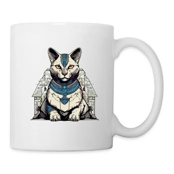 Zal the Egyptian cat - Mug - white - Right