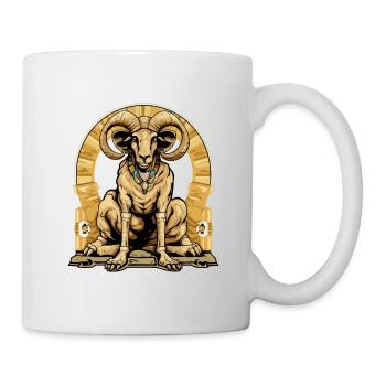 Rok the Egyptian Ram - Mug - white - Right