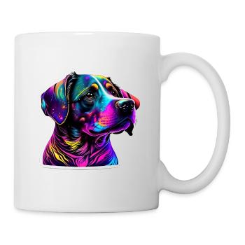 Chien - Mug blanc - blanc - Droite