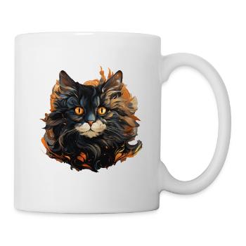 Katze - Tasse - Weiß - Rechts