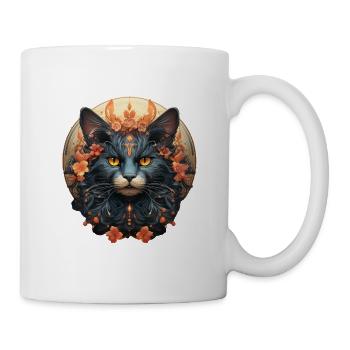 Katze - Tasse - Weiß - Rechts