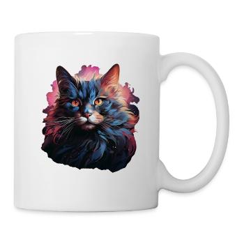 Katze - Tasse - Weiß - Rechts