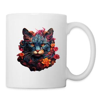 Katze - Tasse - Weiß - Rechts