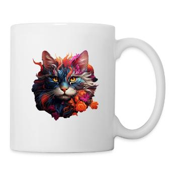 Katze - Tasse - Weiß - Rechts