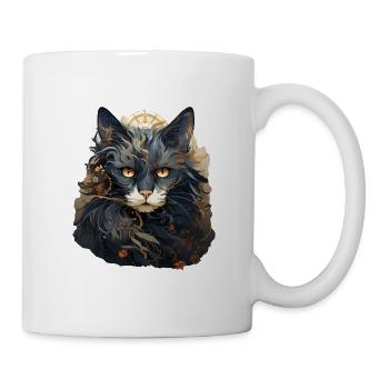 Katze - Tasse - Weiß - Rechts