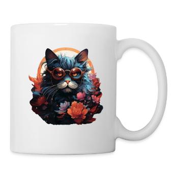 Katze - Tasse - Weiß - Rechts