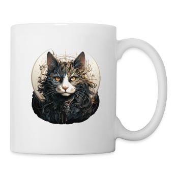 Katze - Tasse - Weiß - Rechts
