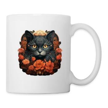 Katze - Tasse - Weiß - Rechts