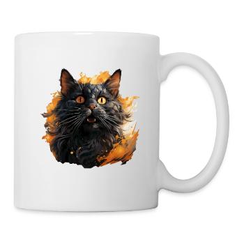 Katze - Tasse - Weiß - Rechts