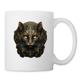 Katze - Tasse - Weiß - Rechts