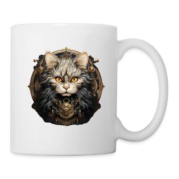 Katze - Tasse - Weiß - Rechts