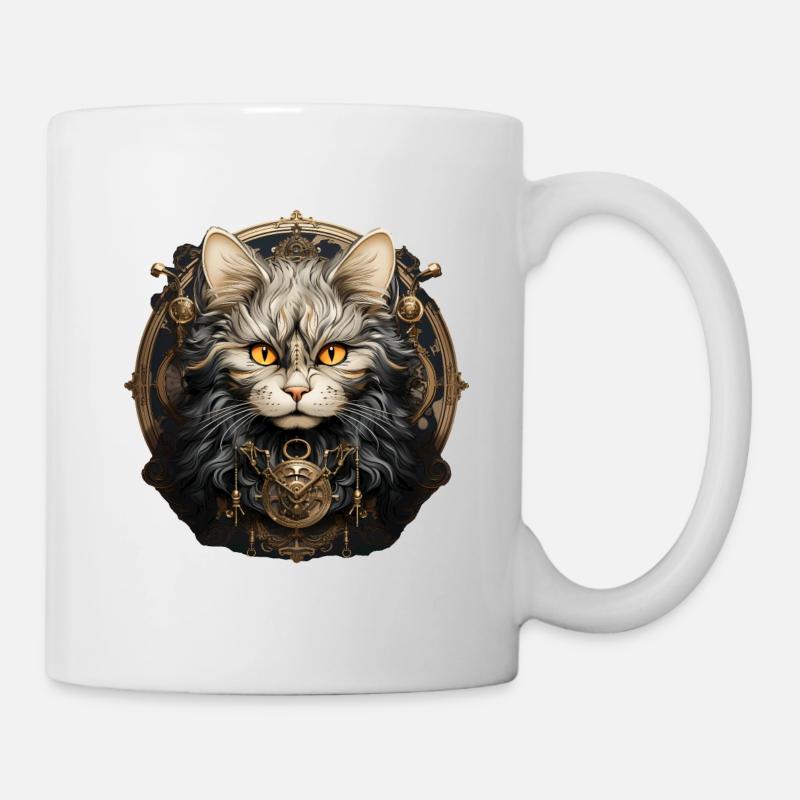 Katze - Tasse - Weiß