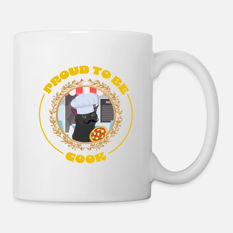 Stolz darauf, Koch zu sein - Tasse - Weiß