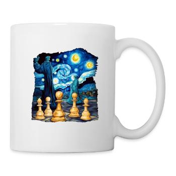 Moonlight chess - Mug - white - Right