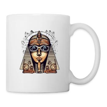 Jafi die Sphinx mit Brille - Tasse - Weiß - Rechts