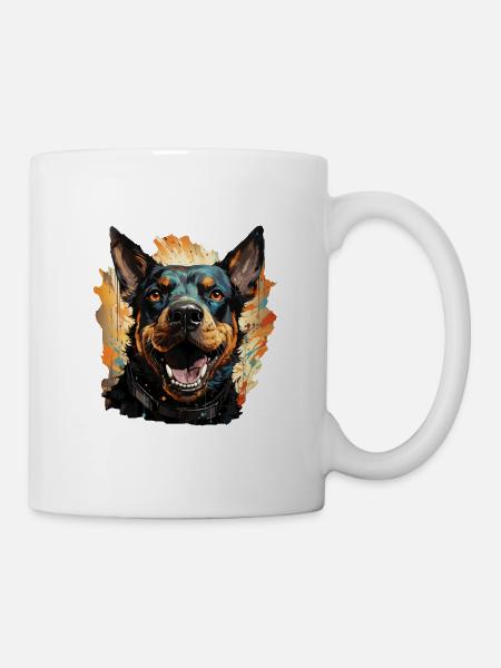 Hund - Tasse - Weiß