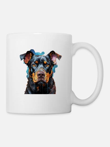 Hund - Tasse - Weiß