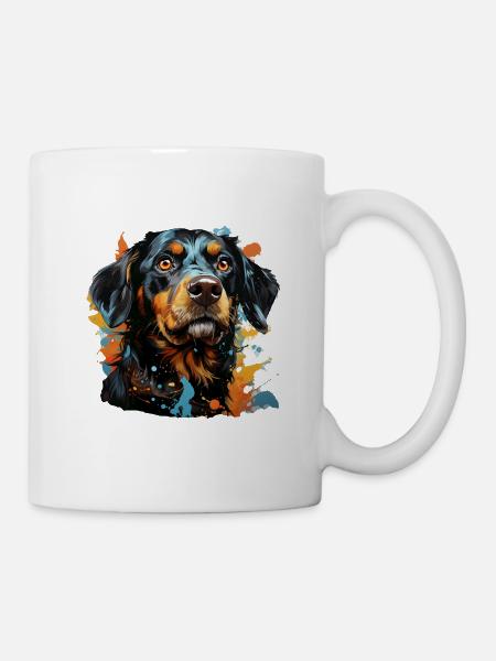 Hund - Tasse - Weiß