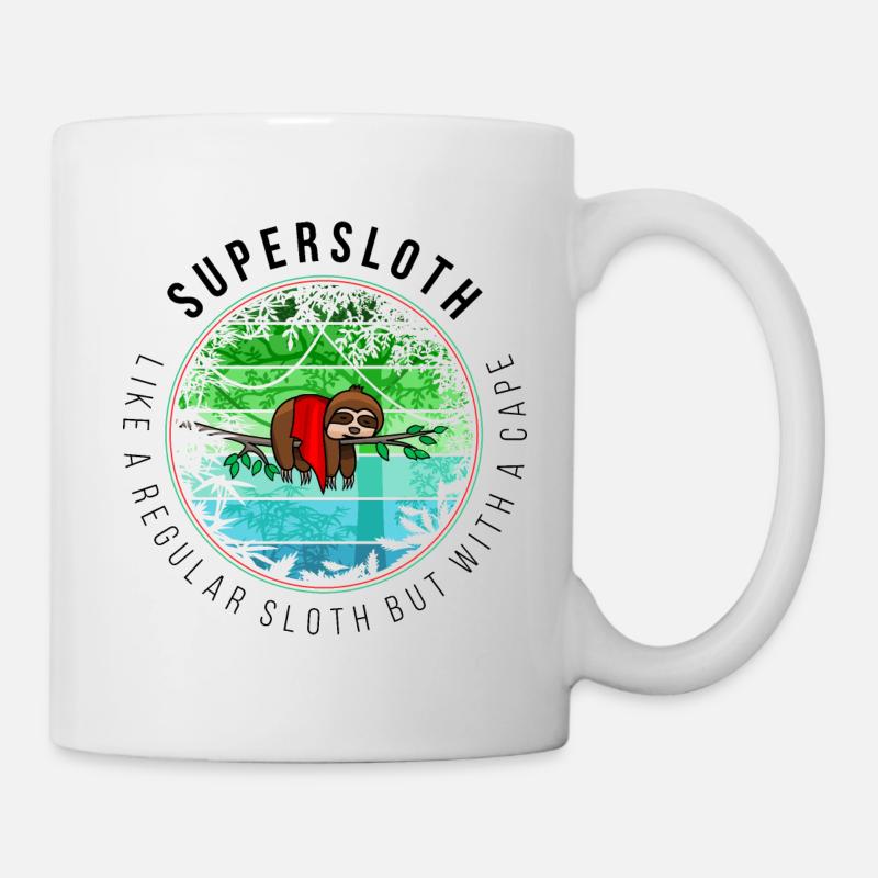 Supersloth in the jungle - Mug - white