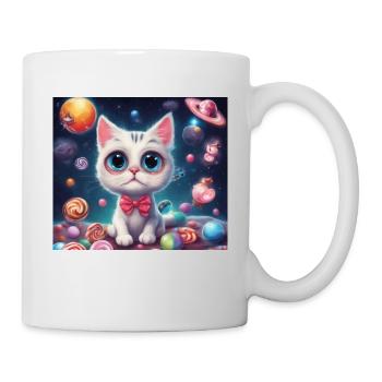 Katze Katze Katze - Tasse - Weiß - Rechts
