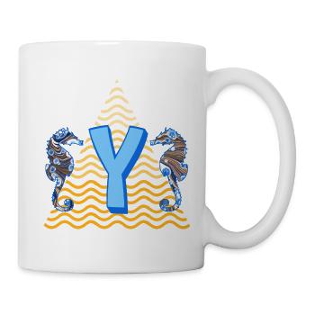 Seahorse E 262 Y - Mug blanc - blanc - Droite