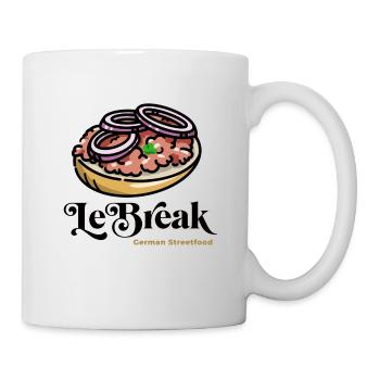 Le Break Mett Brötchen mit Zwiebeln - Tasse - Weiß - Rechts