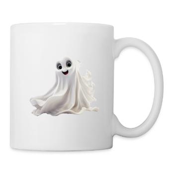 Ghost - Ein kleiner niedlicher Geist - Tasse - Weiß - Rechts