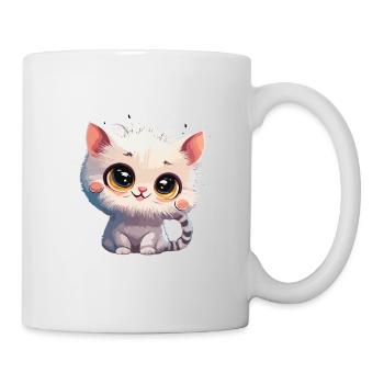 Cute white kitten - Mug - white - Right