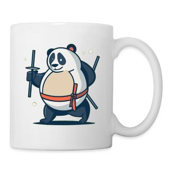 Panda - Tasse - Weiß - Rechts