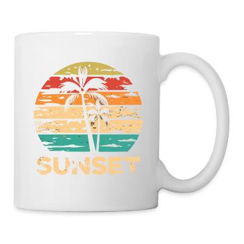 Retro Sunset Art - Mug - white - Right