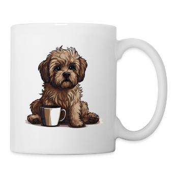 Bolonka Zwetna Puppy Dog Proud Mistress For - Mug - white - Right