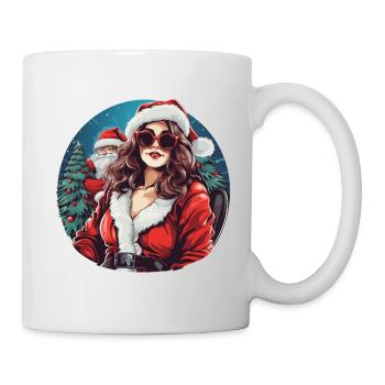 Fille de Noël - Mug blanc - blanc - Droite