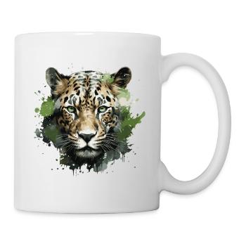 Leopard Head - Mug - white - Right