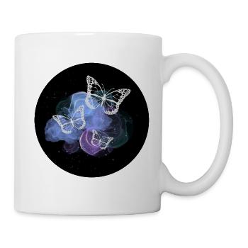 Papillons - Mug blanc - blanc - Droite